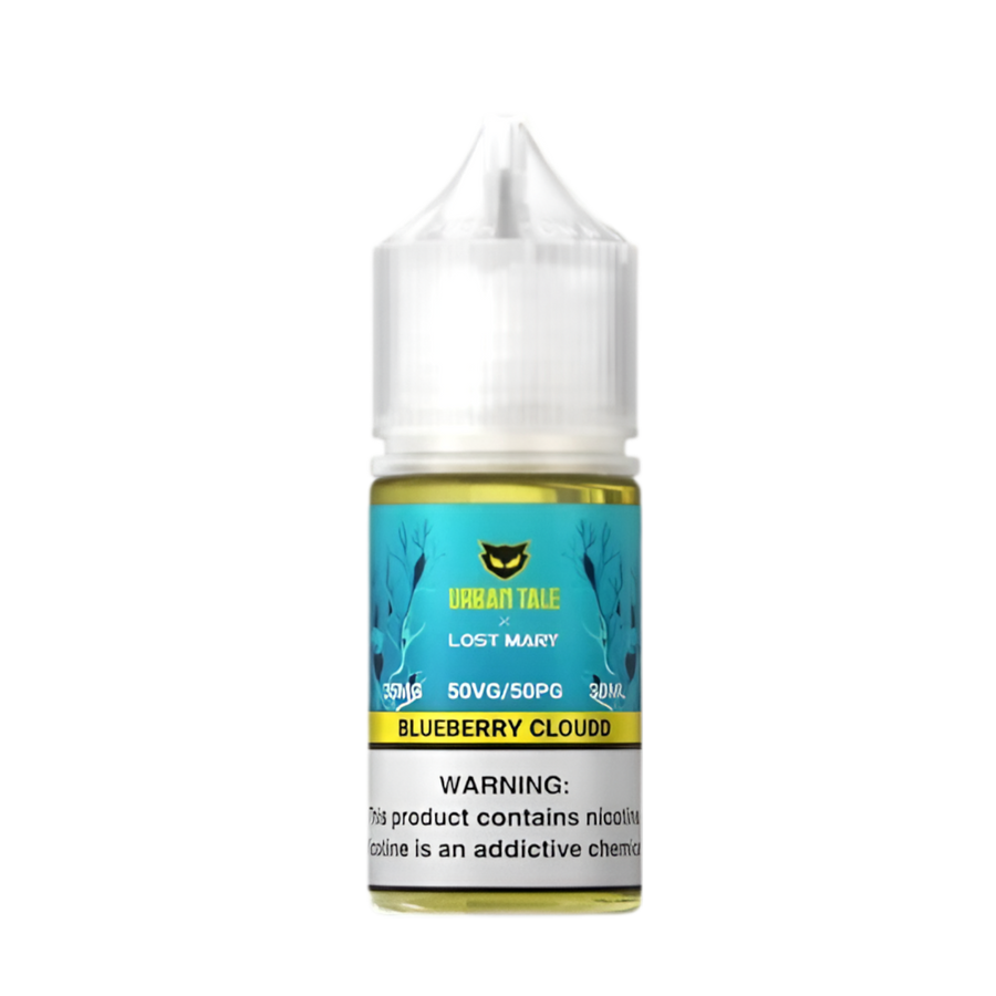 Lost Mary X Urban Tale Salt Nicotine Vape Juice 50 Mg Blueberry Cloudd