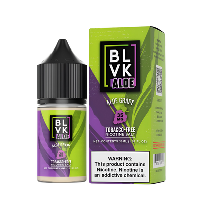 BLVK Aloe Salt Nicotine Vape Juice 35 Mg Grape Ice 