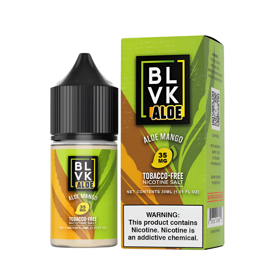 BLVK Aloe Salt Nicotine Vape Juice 35 Mg Mango Ice 