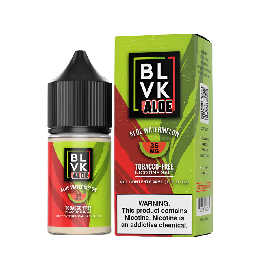 BLVK Aloe Salt Nicotine Vape Juice 35 Mg Watermelon Ice 