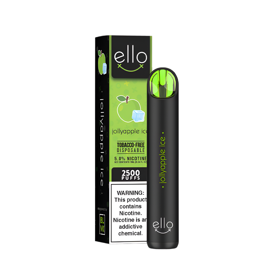 BLVK Ello Disposable Vape Jollyapple Ice  