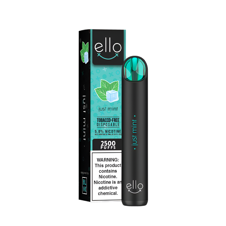 BLVK Ello Disposable Vape Just Mint  