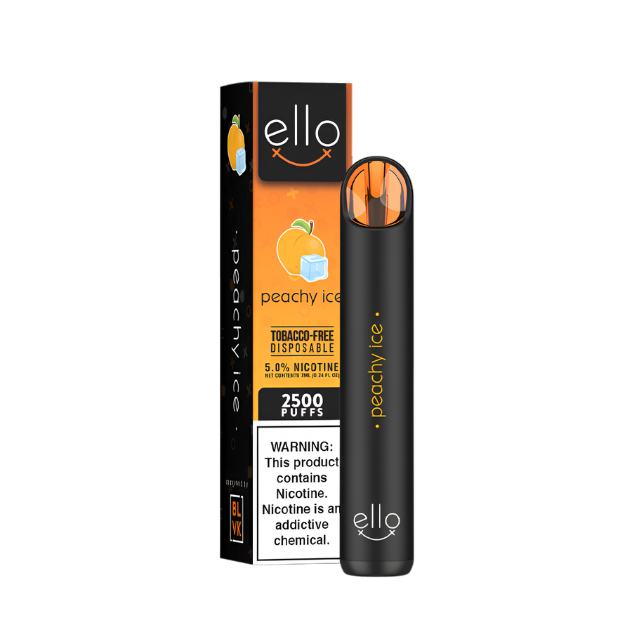 BLVK Ello Disposable Vape Peachy Ice  