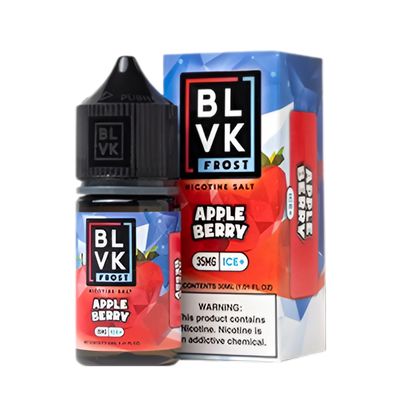 BLVK Frost Salt Nicotine Vape Juice 35 Mg Apple Berry Ice 