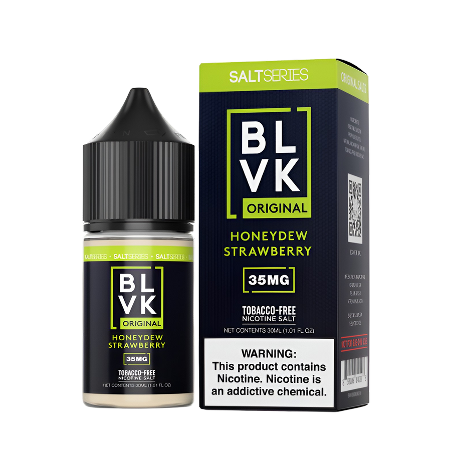 BLVK Original Salt Nicotine Vape Juice 35 Mg Honeydew Strawberry 