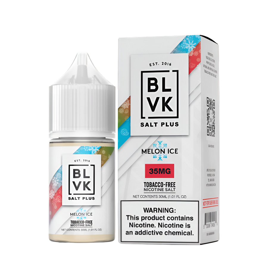 BLVK Salt Plus Nicotine Vape Juice 35 Mg Melon Ice 