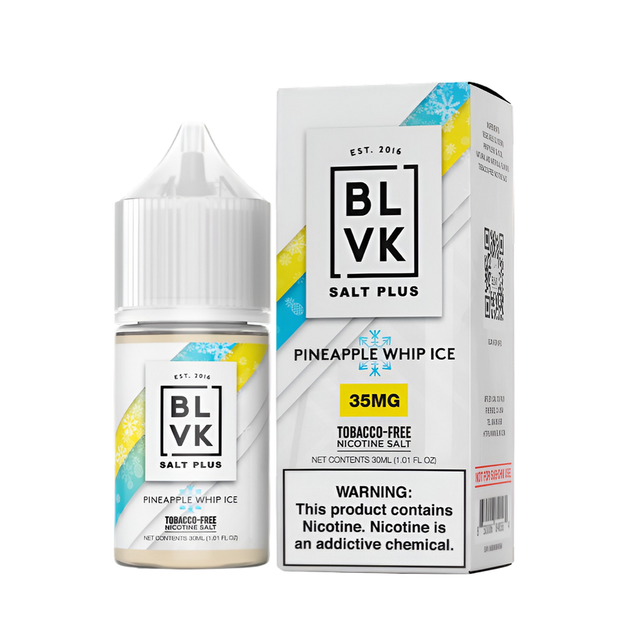 BLVK Salt Plus Nicotine Vape Juice 35 Mg Pineapple Whip Ice 