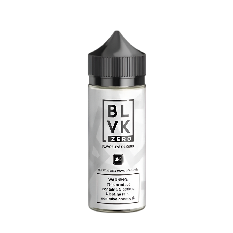 BLVK Zero Freebase Vape Juice 3 Mg Flavorless 