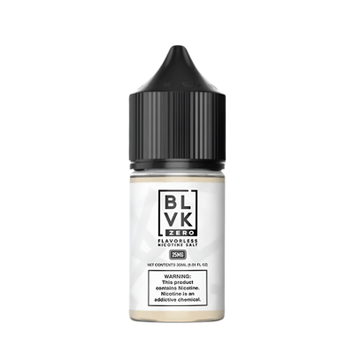 BLVK Zero Salt Nicotine Vape Juice 25 Mg Flavorless 