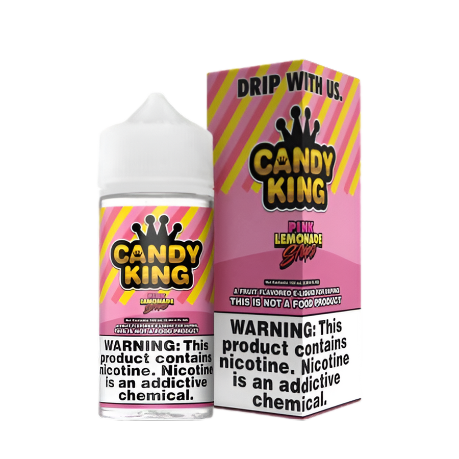 Candy King Freebase Vape Juice 0 Mg 100 Ml Pink Lemonade Strips