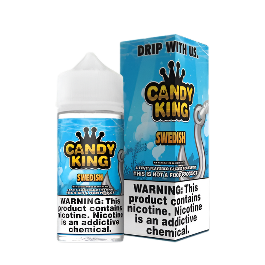 Candy King Freebase Vape Juice 0 Mg Swedish 