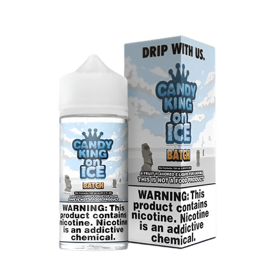 Candy King Iced Freebase Vape Juice 0 Mg Batch (Orange Cherry Lemon Lime Sour) Ice 