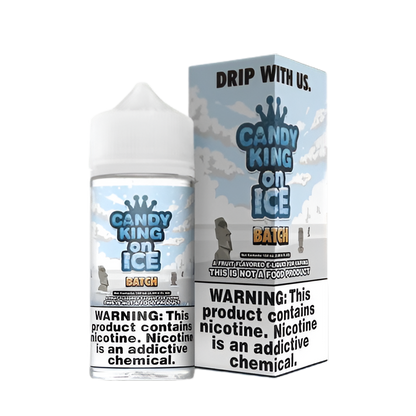 Candy King Iced Freebase Vape Juice 0 Mg Batch (Orange Cherry Lemon Lime Sour) Ice 