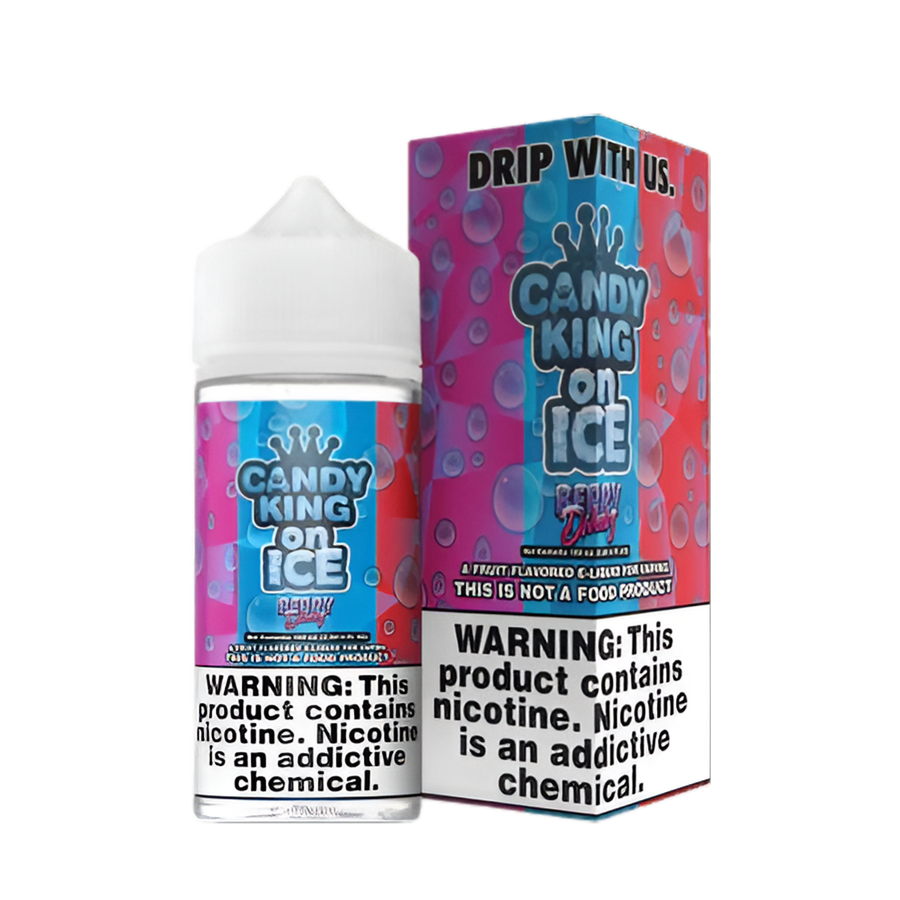 Candy King Iced Freebase Vape Juice 0 Mg Berry Dweebz Ice 