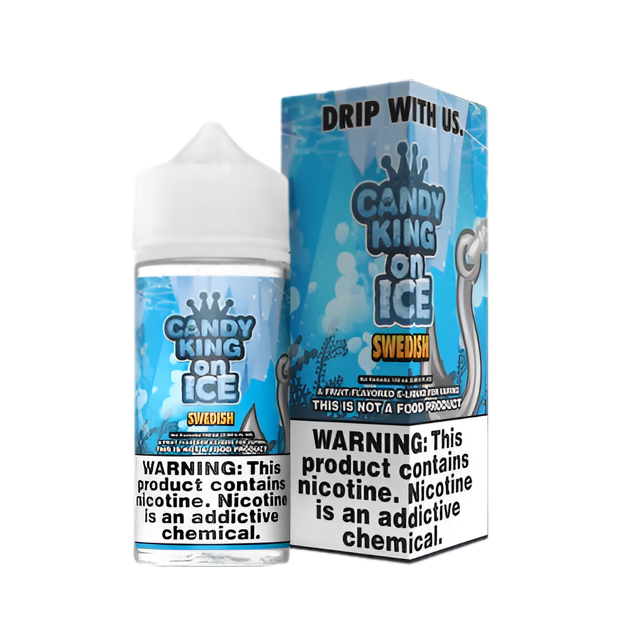 Candy King Iced Freebase Vape Juice 0 Mg Swedish Ice 