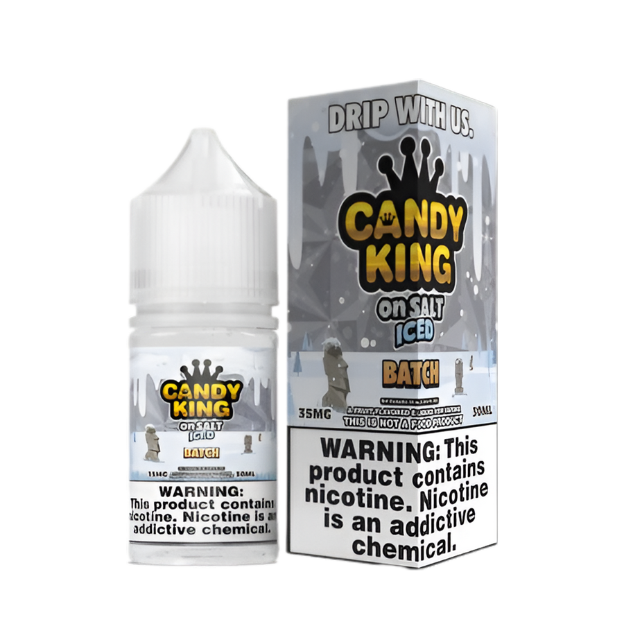 Candy King Iced Salt Nicotine Vape Juice 35 Mg Batch (Orange Cherry Lemon Lime Sour) Iced 