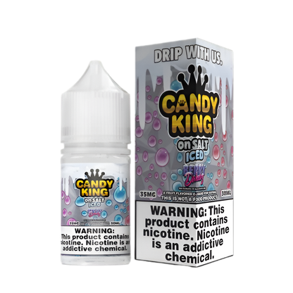 Candy King Iced Salt Nicotine Vape Juice 35 Mg 30 Ml Berry Dweebz Iced