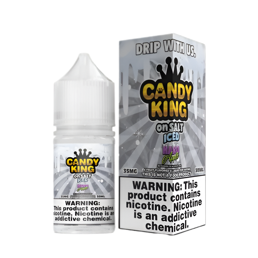 Candy King Iced Salt Nicotine Vape Juice 35 Mg 30 Ml Hard Apple Iced