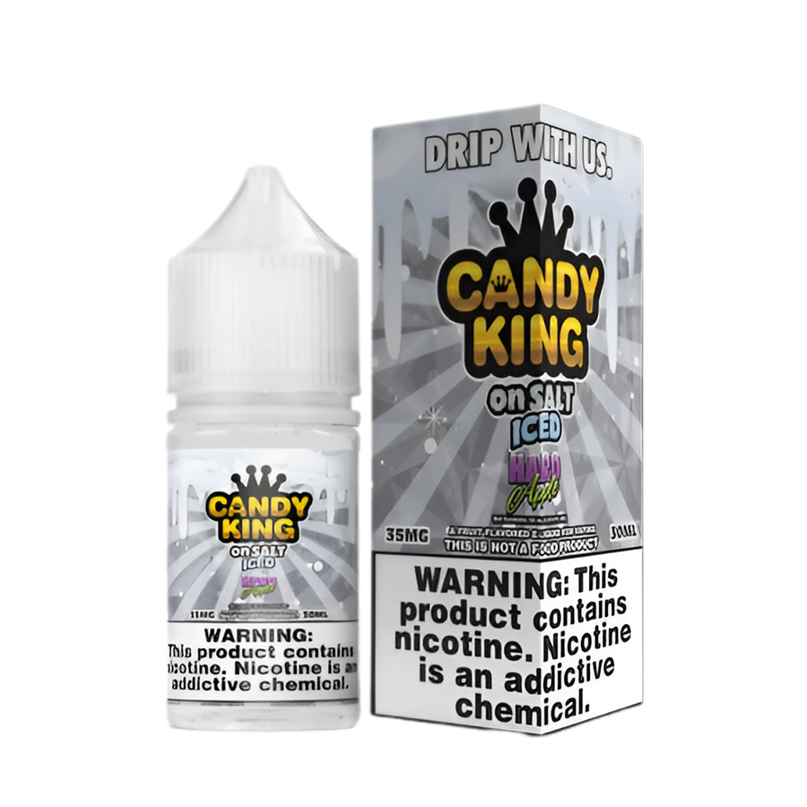 Candy King Iced Salt Nicotine Vape Juice 35 Mg Hard Apple Iced 