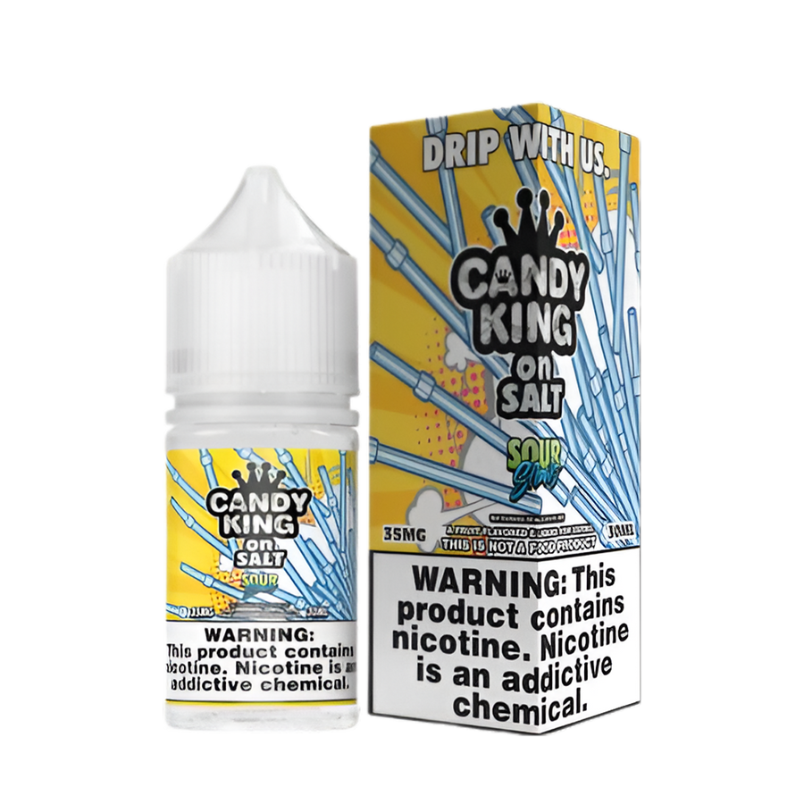 Candy King Salt Nicotine Vape Juice 35 Mg Sour Straws 