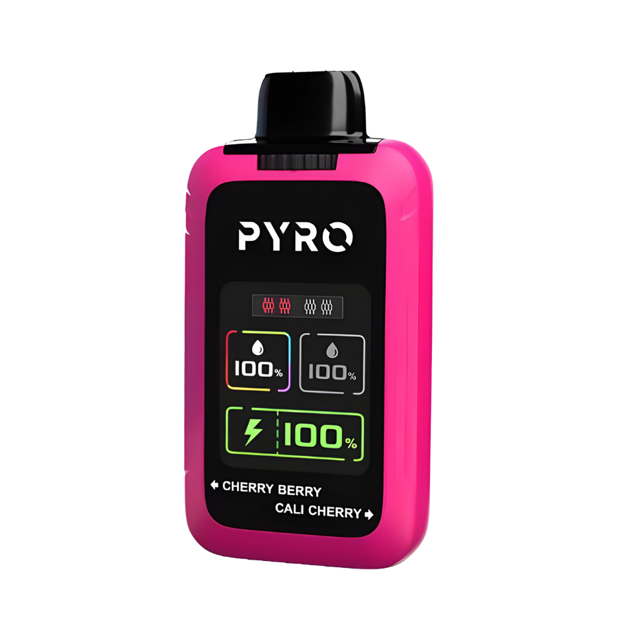 Pyro Duo 30K Disposable Vape Cherry Berry + Cali Cherry  