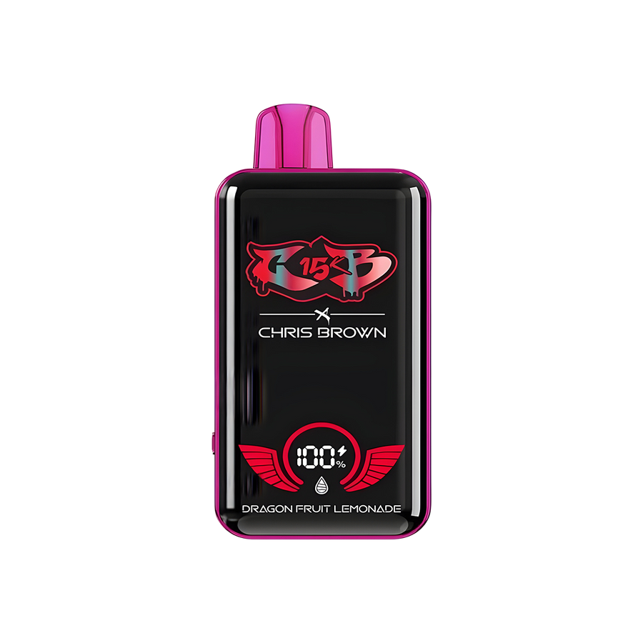 Chris Brown CB15K Disposable Vape Dragonfruit Lemonade  