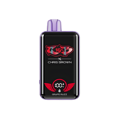 Chris Brown CB15K Disposable Vape Grape Razz  