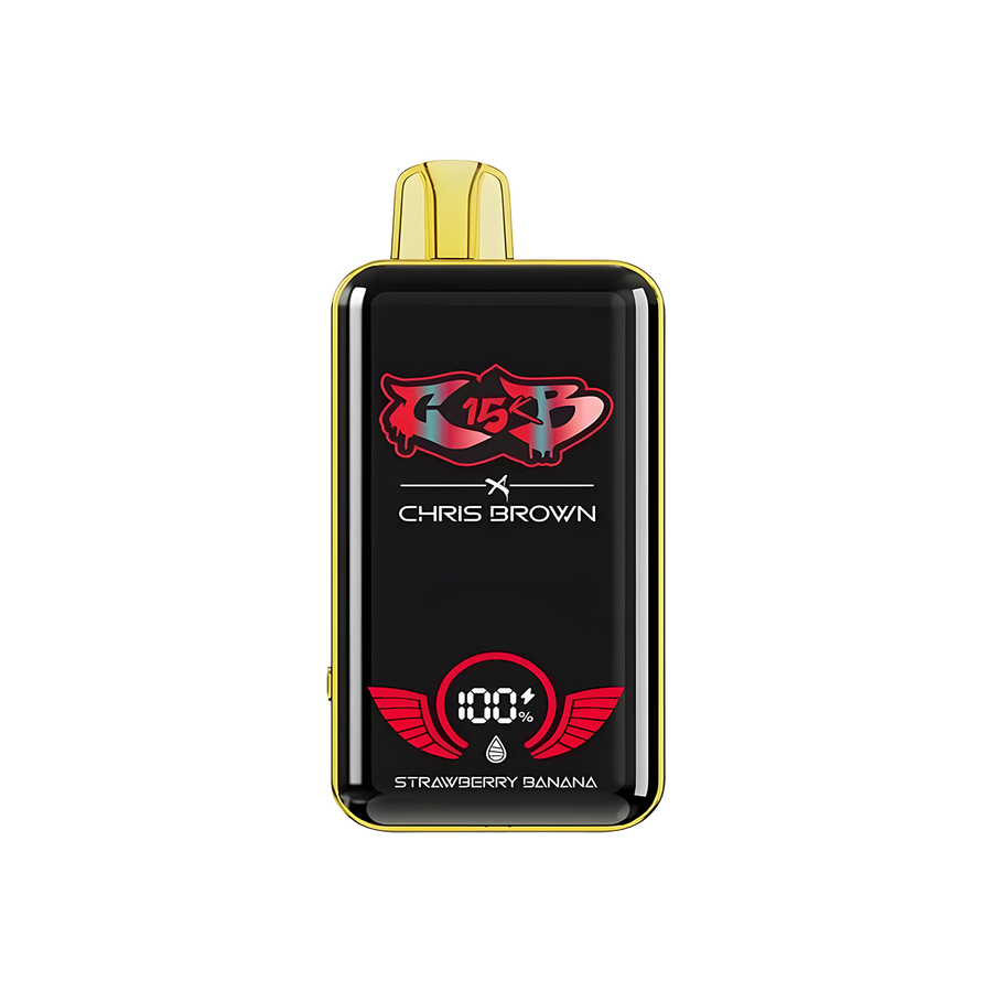 Chris Brown CB15K Disposable Vape Strawberry Banana  