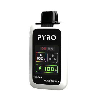 Pyro Duo 30K Disposable Vape Clear + Flavorless  