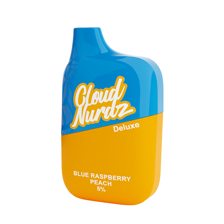 Cloud Nurdz 5000 Disposable Vape Blue Raspberry Peach  