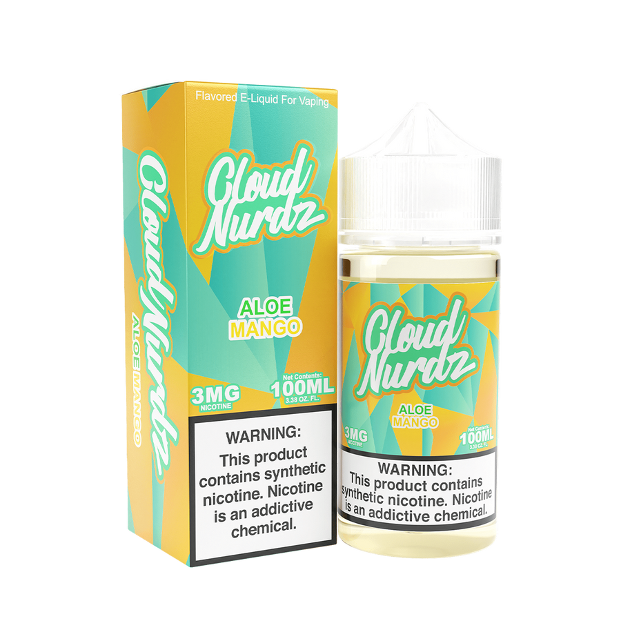 Cloud Nurdz Freebase Vape Juice 3 Mg Aloe Mango 