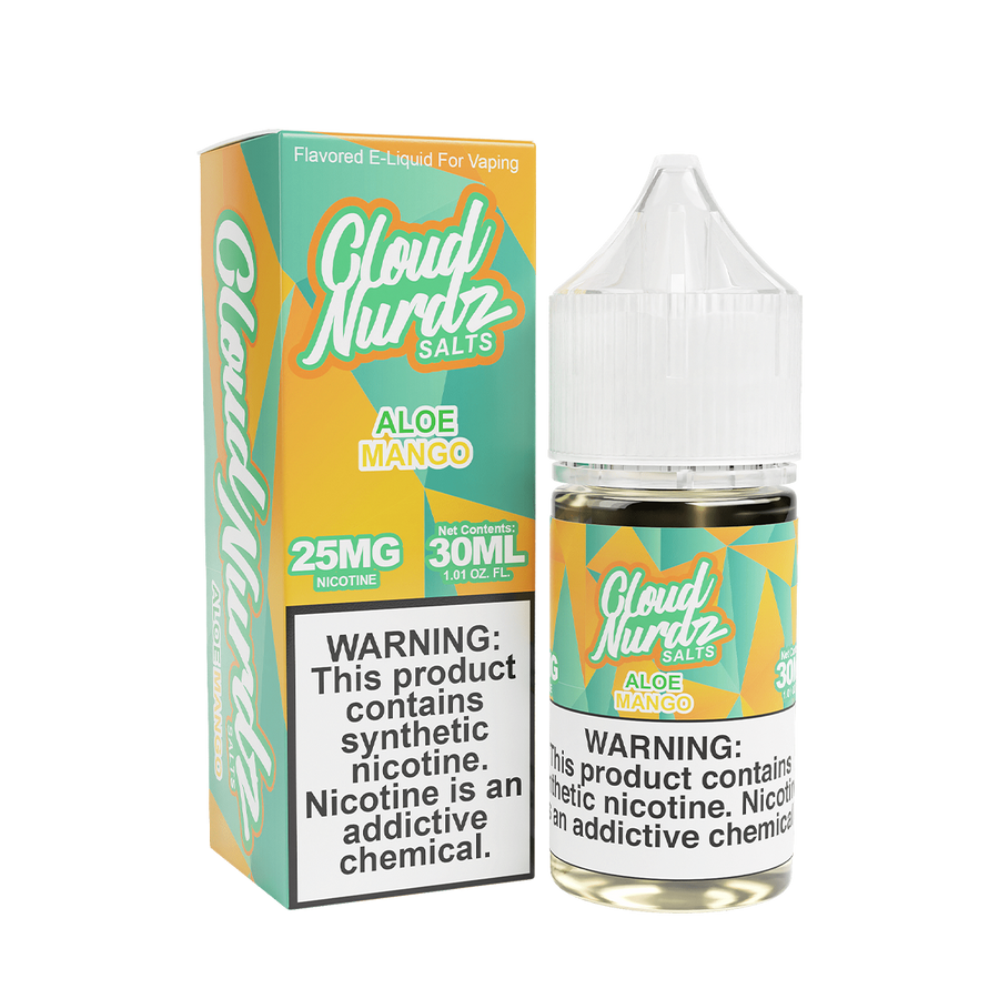 Cloud Nurdz Salt Nicotine Vape Juice 25 Mg 30 Ml Aloe Mango