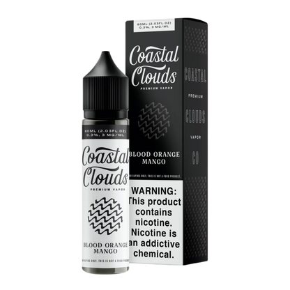 Coastal Clouds Freebase Vape Juice 0 Mg Blood Orange Mango 