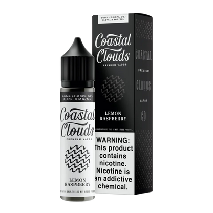 Coastal Clouds Freebase Vape Juice 0 Mg Lemon Raspberry 