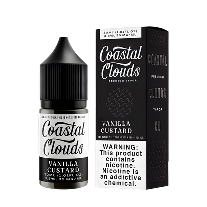 Coastal Clouds Salt Nicotine Vape Juice 35 Mg Vanilla Custard 