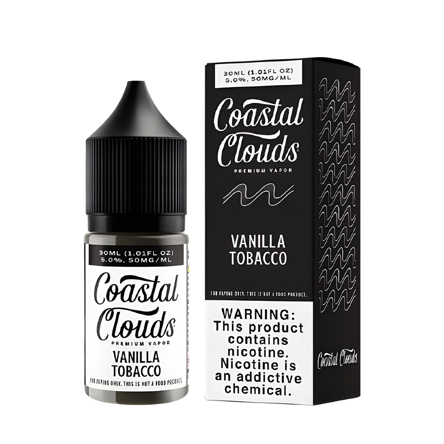 Coastal Clouds Salt Nicotine Vape Juice 35 Mg 30 Ml Vanilla Tobacco