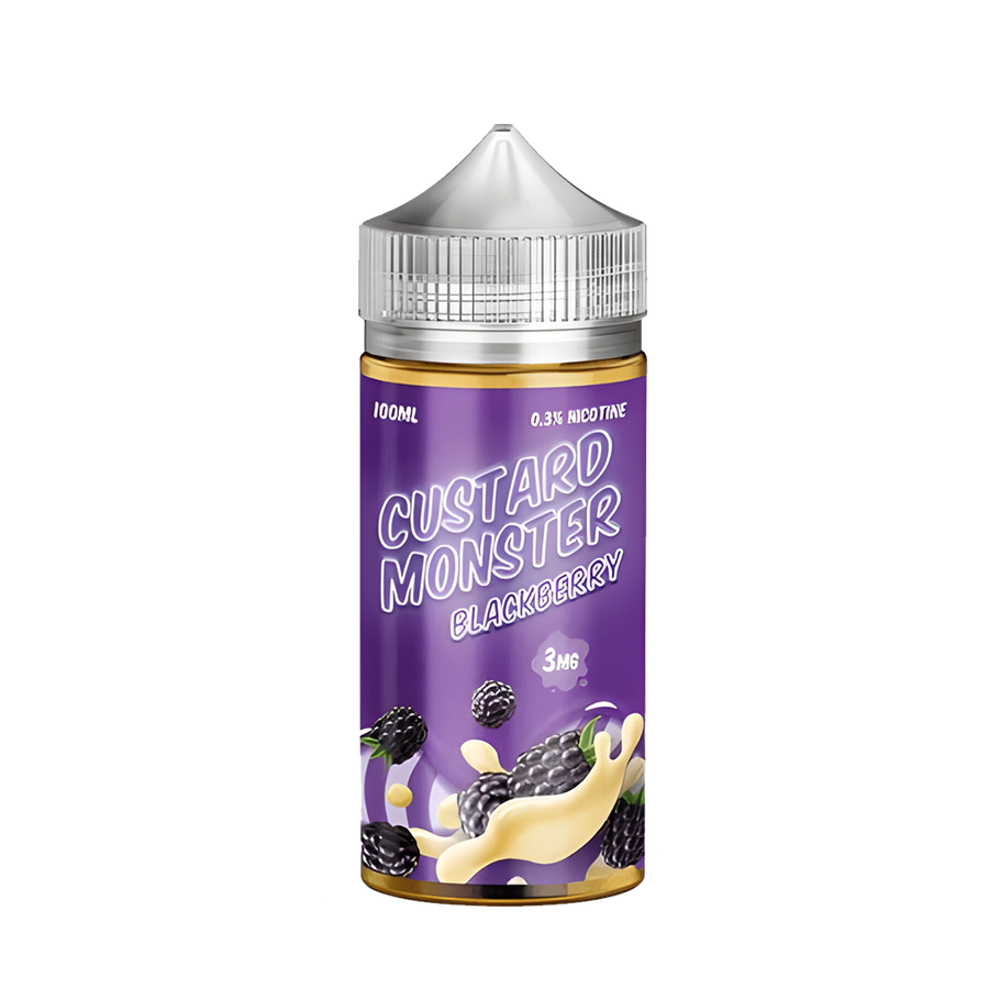 Custard Monster Freebase Vape Juice 0 Mg Blackberry Custard 