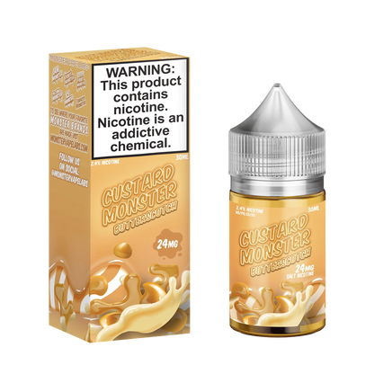 Custard Monster Salt Nicotine Vape Juice 24 Mg 30 Ml Butterscotch Custard