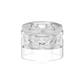 Dovpo Translucent polished cap combo of the samdwich rda Side Air Intake White 