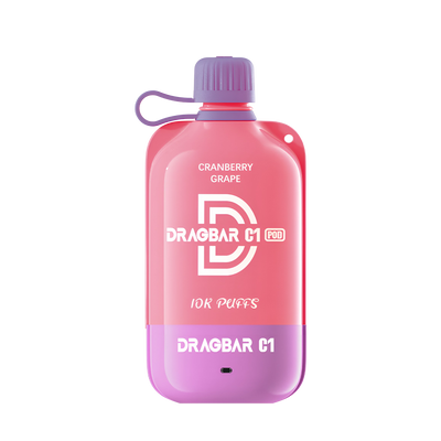 Dragbar C1 Disposable Vape Cranberry Grape  