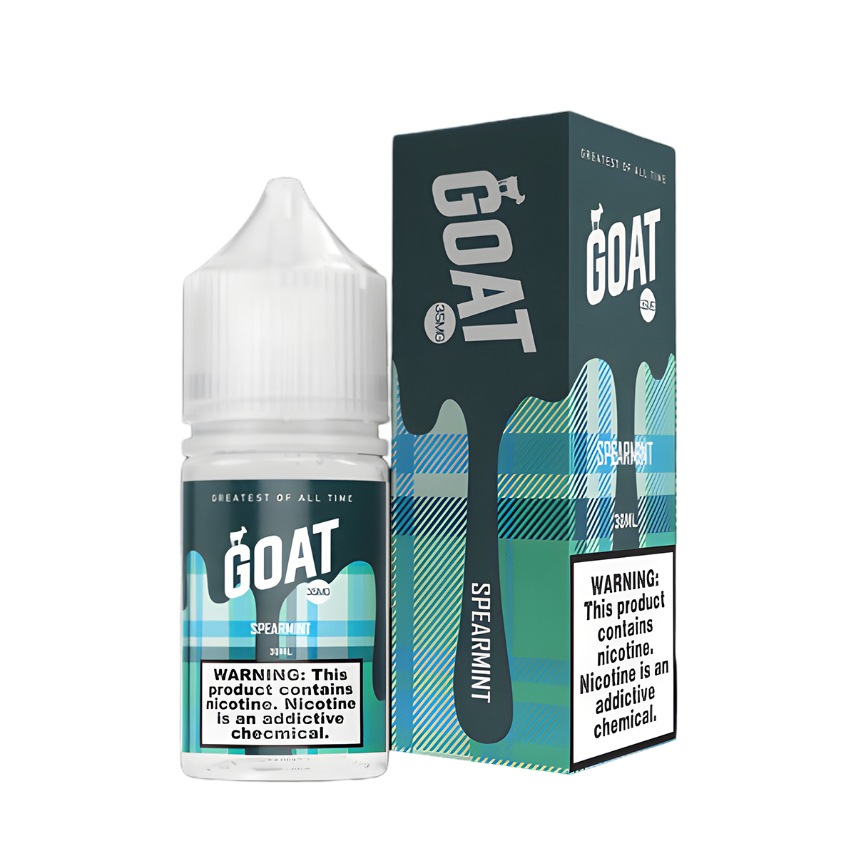 Goat Salt Nicotine Vape Juice 35 Mg 30 Ml Spearmint