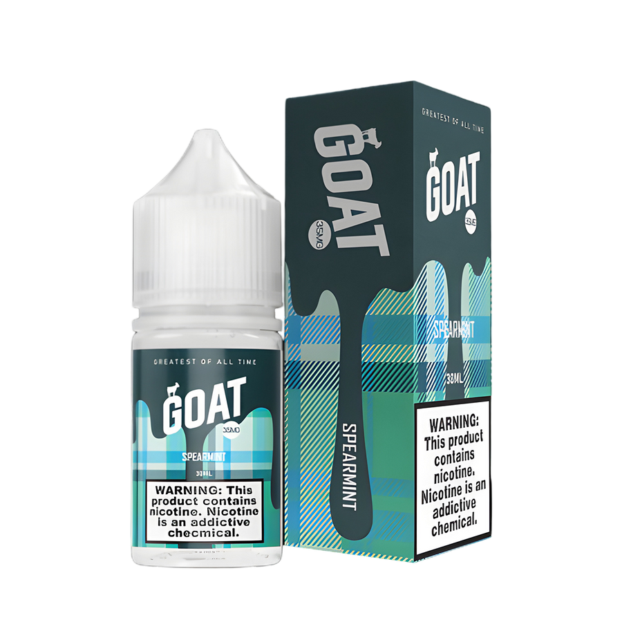 Goat Salt Nicotine Vape Juice 35 Mg Spearmint 