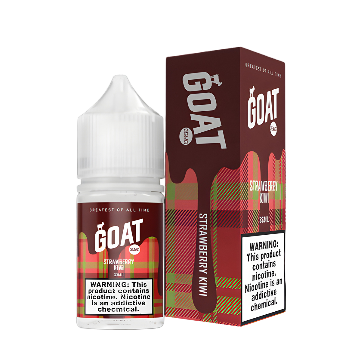 Goat Salt Nicotine Vape Juice 35 Mg 30 Ml Strawberry Kiwi