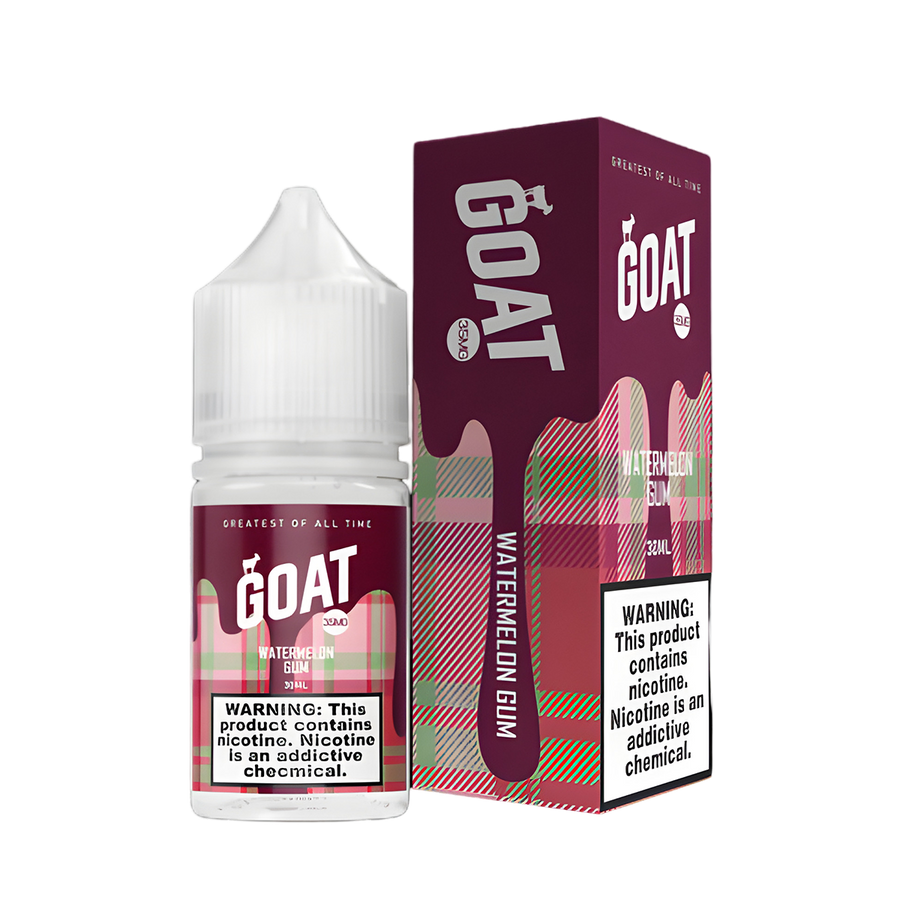 Goat Salt Nicotine Vape Juice 35 Mg Watermelon Gum 