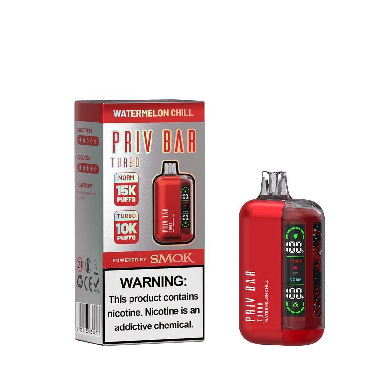 Priv Bar Turbo 15K Disposable Vape   