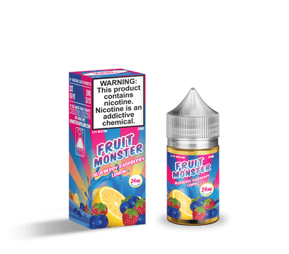 Fruit Monster Salt Nicotine Vape Juice 24 Mg Strawberry Banana 