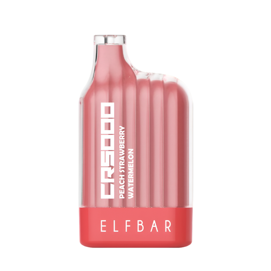 Elf Bar CR5000 Disposable Vape Peach Strawberry Watermelon  