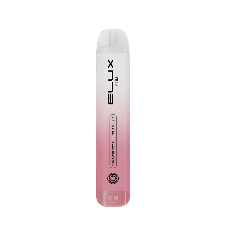 Elux Slim 600 Disposable Vape Strawberry Ice Cream  