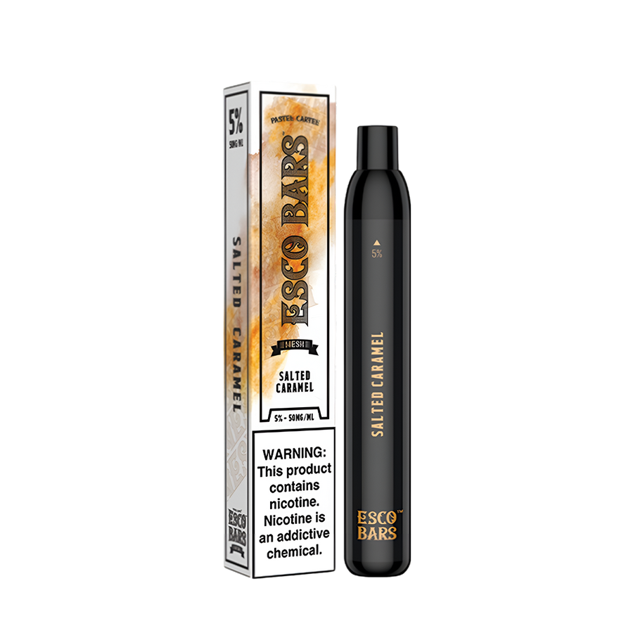 Esco Bar Mesh 2500 Disposable Vape - 5% Nicotine Salted Caramel  