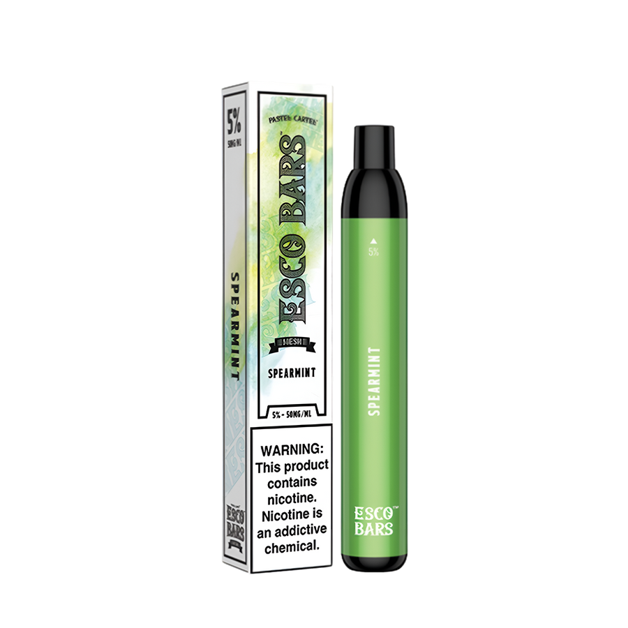 Esco Bar Mesh 2500 Disposable Vape - 5% Nicotine Spearmint  